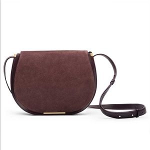 Cuyana Saddle Bag in Oxblood